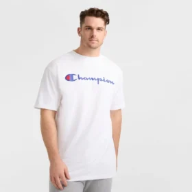 Camiseta clásica con gráfico y Script Logo - Tallas grandes y altas
