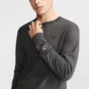 Camiseta clásica de manga larga con C Logo bordado
