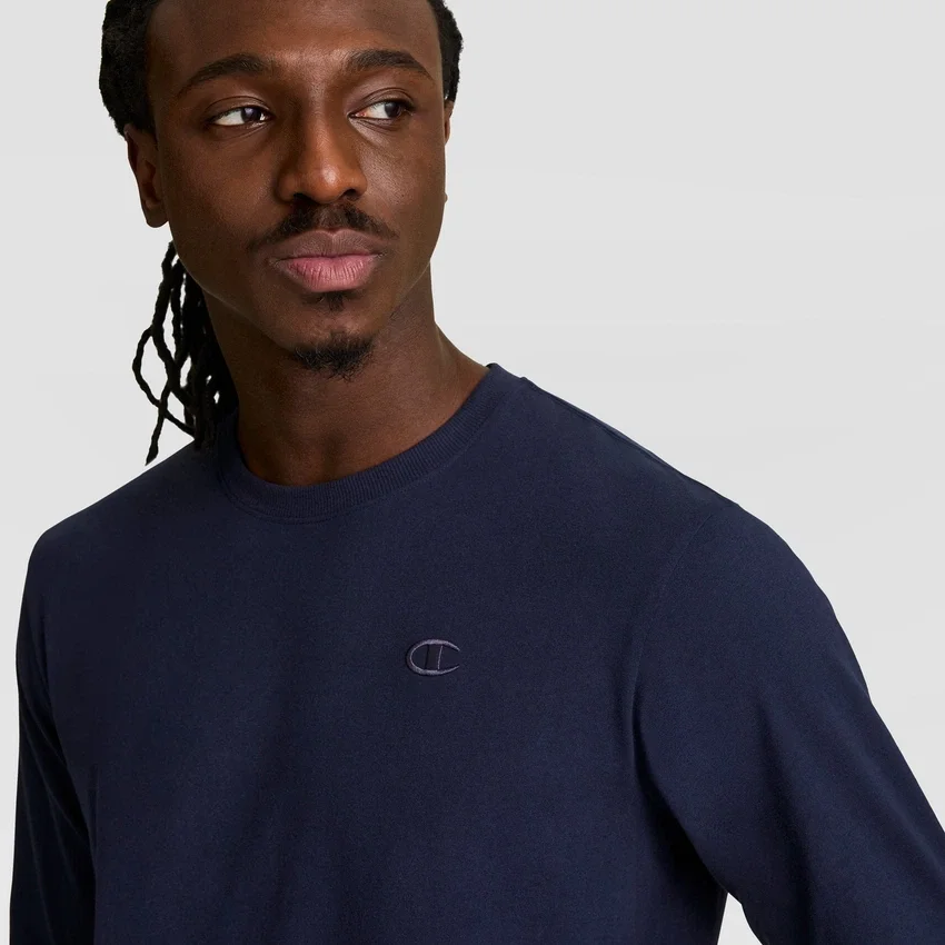 Camiseta clásica de manga larga con C Logo bordado