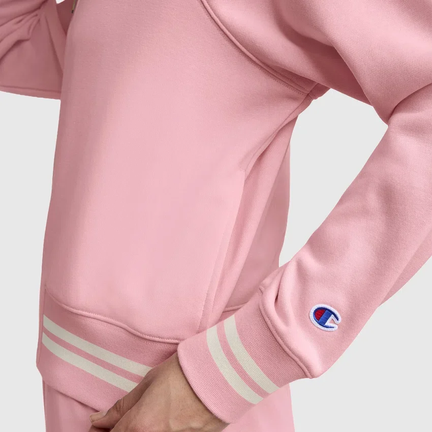 Camiseta de cuello alto con cremallera completa Pitcher, C Logo