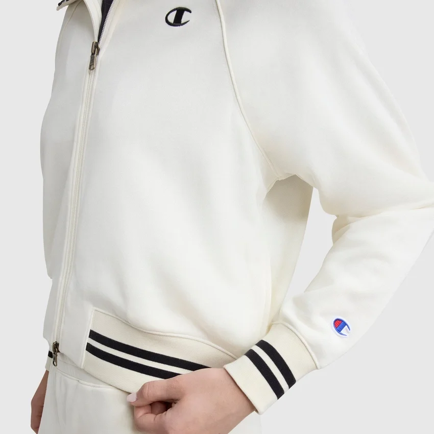 Camiseta de cuello alto con cremallera completa Pitcher, C Logo