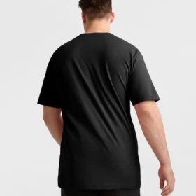 Camiseta gráfica clásica, Script Logo en letra cursiva a tono – Tallas grandes y altas