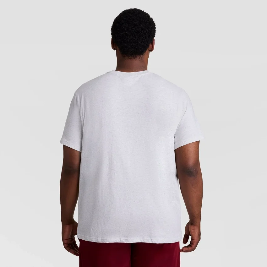 Camiseta gráfica clásica, Script Logo en letra cursiva a tono - Tallas grandes y altas
