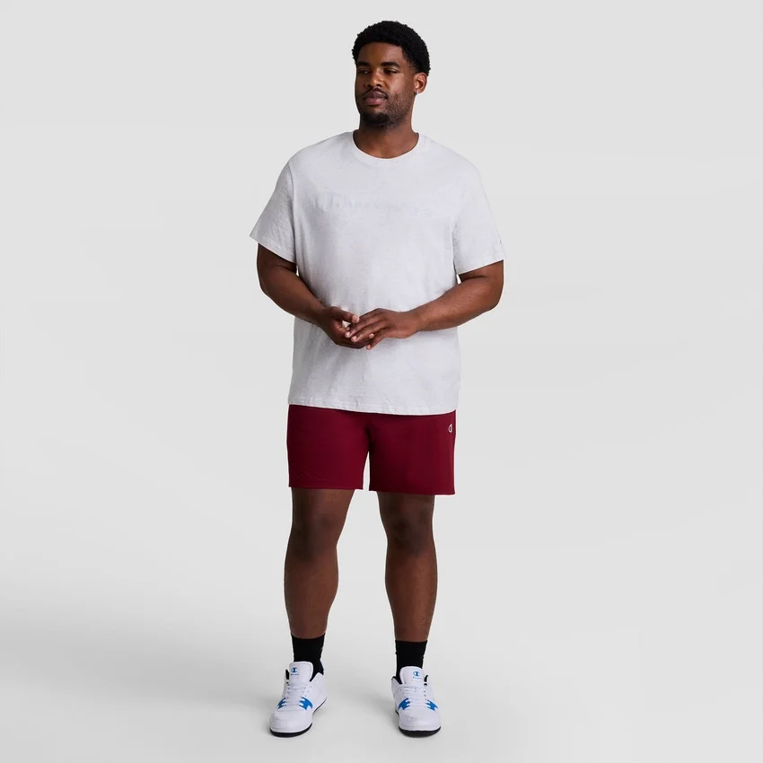 Camiseta gráfica clásica, Script Logo en letra cursiva a tono - Tallas grandes y altas