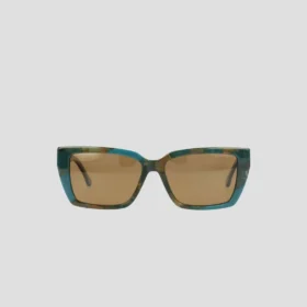 Gafas polarizadas rectangulares finas para mujer