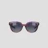 Gafas redondas polarizadas con sujeción para mujer