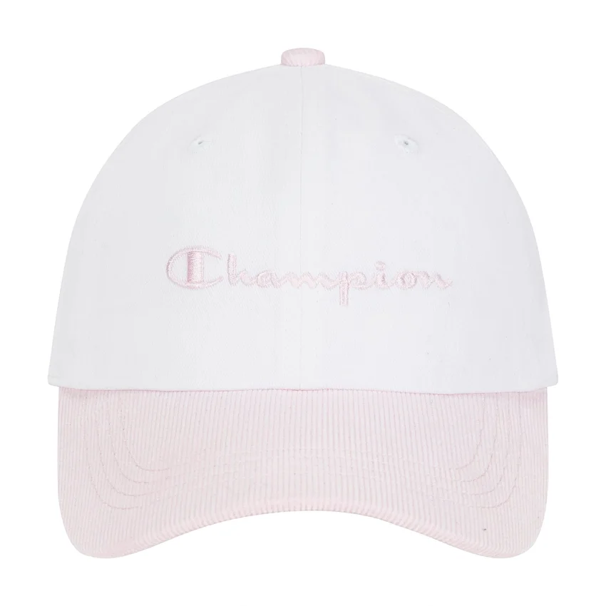 Gorra ajustable de pana en tonos pastel