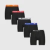 Pack de 5 calzoncillos bóxer elásticos de algodón