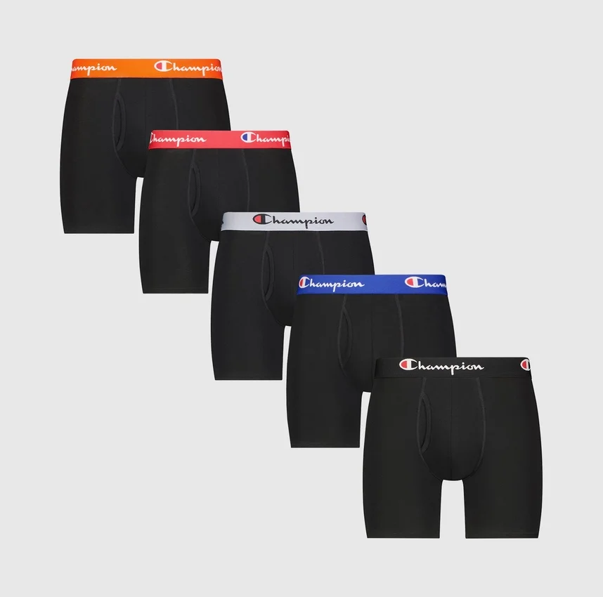 Pack de 5 calzoncillos bóxer elásticos de algodón