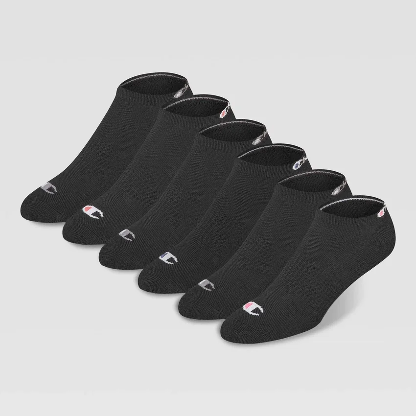 Pack de 6 pares de calcetines bajos acolchados para mujer