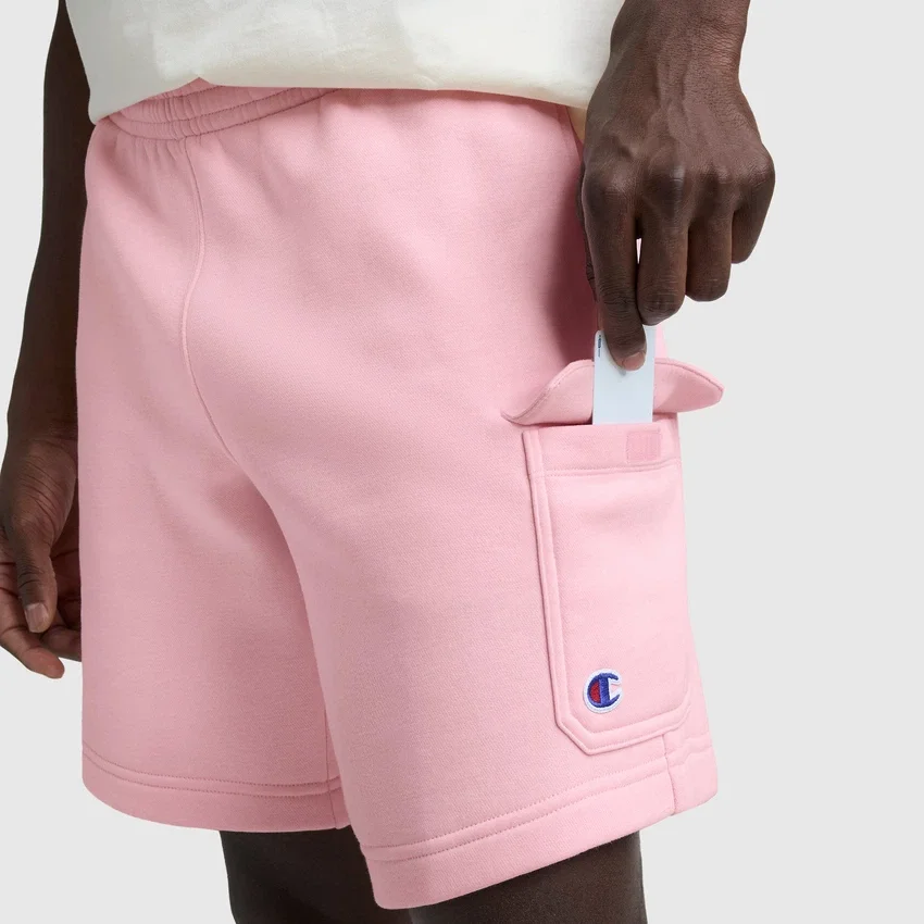 Pantalones cortos de forro polar de 8", C Logo