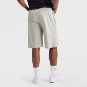 Pantalones cortos ligeros de estar por casa de 9″, con logotipo «C» en parche – Tallas grandes y altas