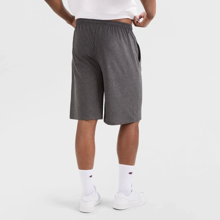 Pantalones cortos ligeros de estar por casa de 9", con logotipo «C» en parche - Tallas grandes y altas