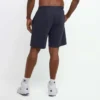 Pantalones cortos ligeros de estar por casa de 9", con logotipo «C» en parche - Tallas grandes y altas