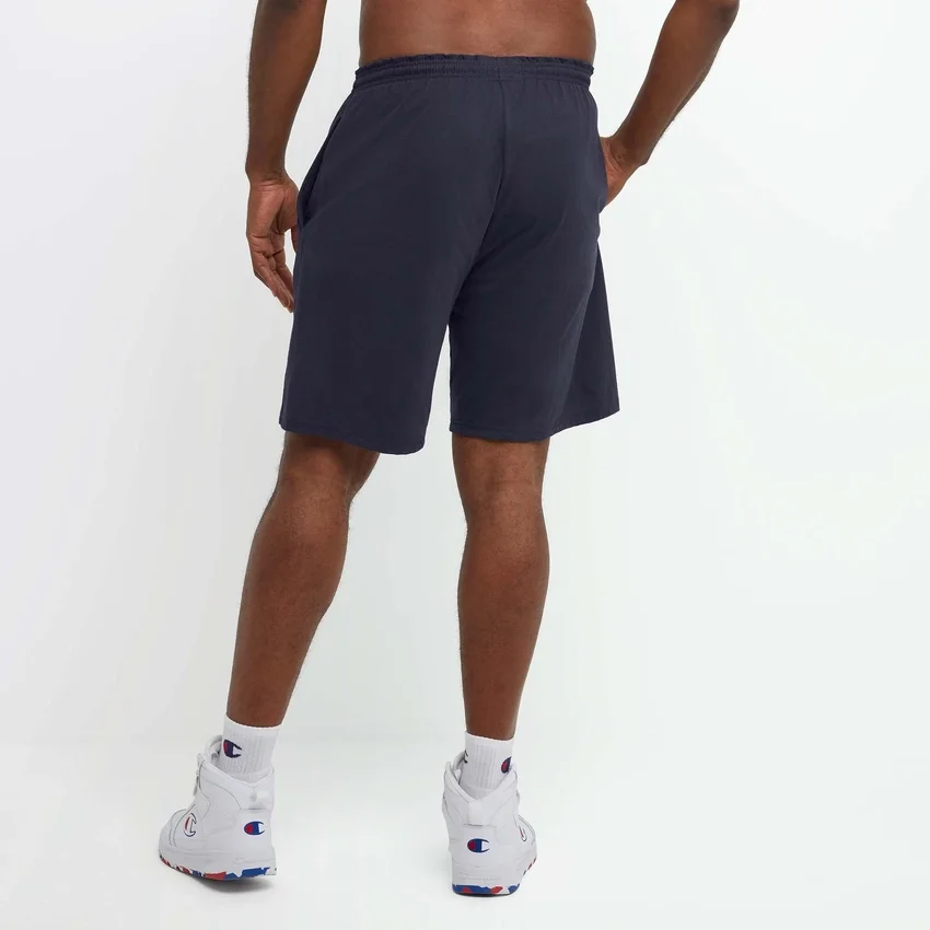 Pantalones cortos ligeros de estar por casa de 9", con logotipo «C» en parche - Tallas grandes y altas