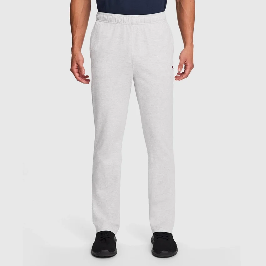 Pantalones de estar por casa ligeros, bajo abierto, C Logo