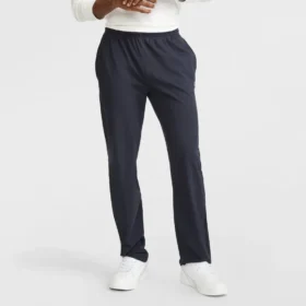 Pantalones de estar por casa ligeros, bajo abierto, C Logo