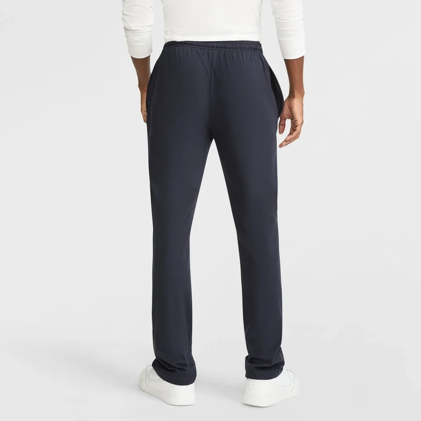 Pantalones de estar por casa ligeros, bajo abierto, C Logo
