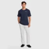 Pantalones de estar por casa ligeros, bajo abierto, C Logo