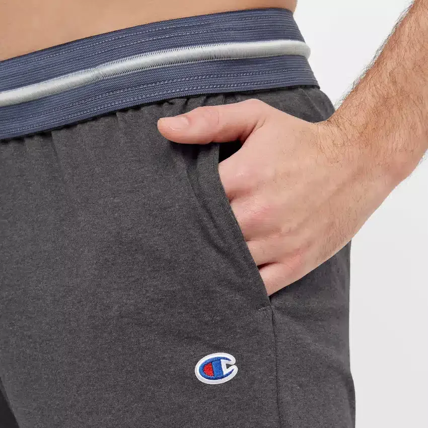 Pantalones de estar por casa ligeros, bajo ajustado, C Logo