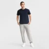 Pantalones de estar por casa ligeros, bajo ajustado, C Logo