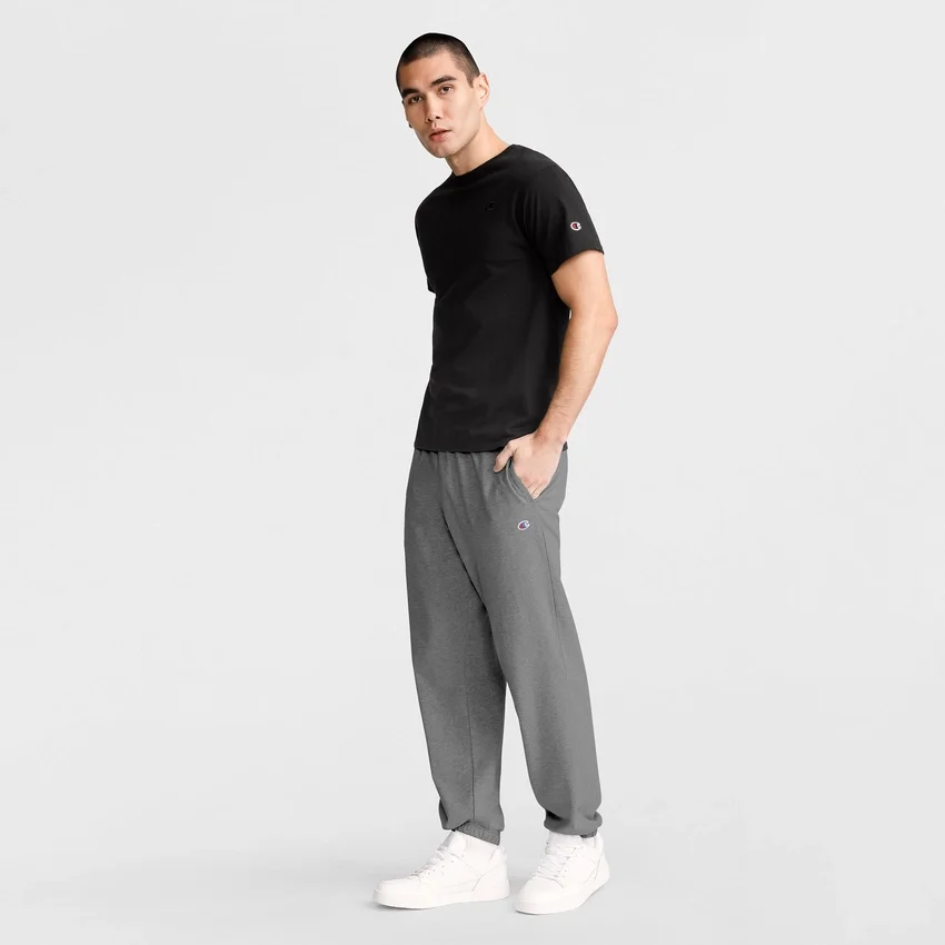 Pantalones de estar por casa ligeros, bajo ajustado, C Logo