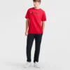 Pantalones de estar por casa ligeros, bajo ajustado, C Logo