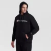 Sudadera con capucha Powerblend, Script Logo completo - Tallas grandes y altas