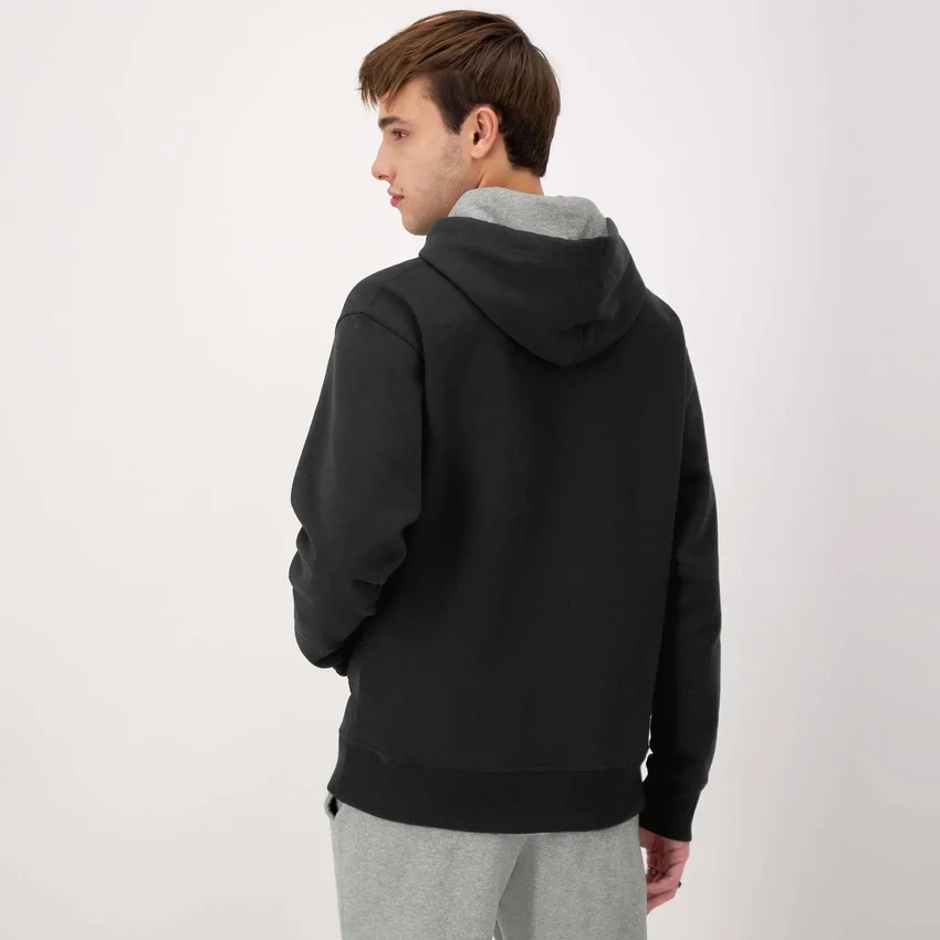Sudadera con capucha Powerblend, Script Logo en letra cursiva a tono