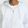 Sudadera con capucha Powerblend y cremallera completa, C Logo
