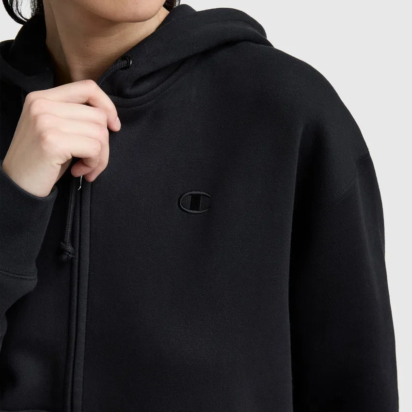 Sudadera con capucha y cremallera de forro polar Powerblend, C Logo