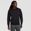 Sudadera de cuello redondo Powerblend, con Script Logo en letra cursiva a tono