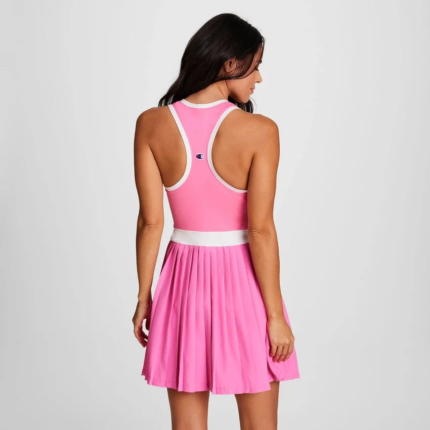 Vestido de tenis Match Point, Script Logo bordado